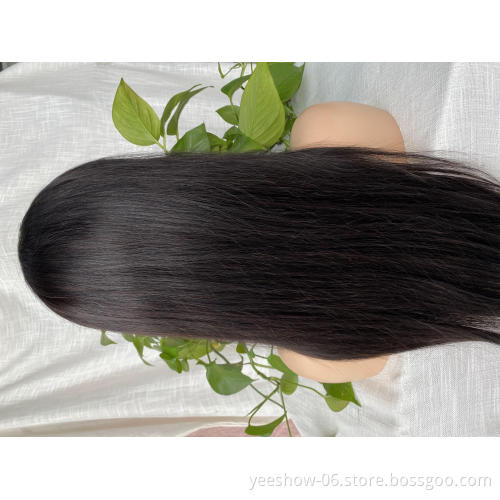 40 inches free sample wholesale price wigs front lace cuticle aligned silky straight cheapest brazilian human hair